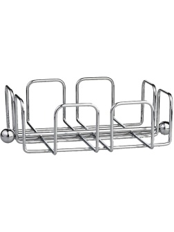 Салфетница;хром;,H=65,L=190,B=190мм;металлич.