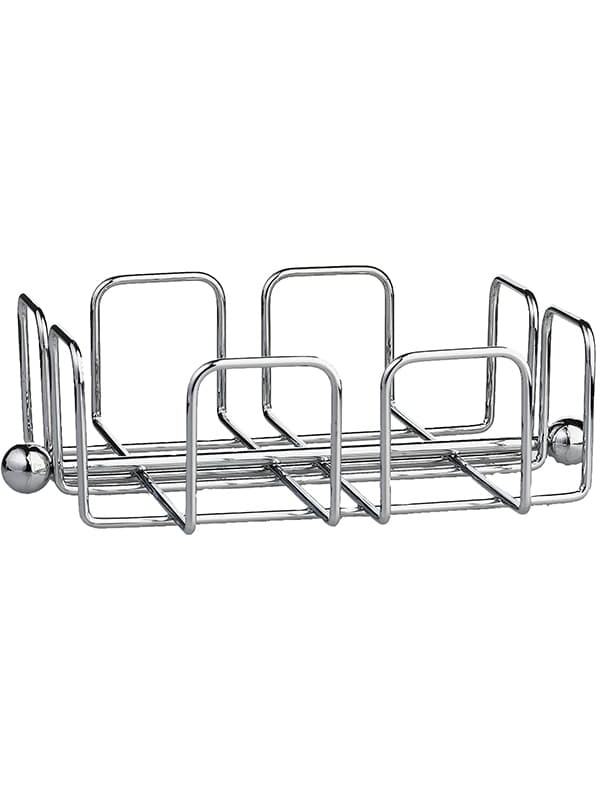 Салфетница;хром;,H=65,L=190,B=190мм;металлич.