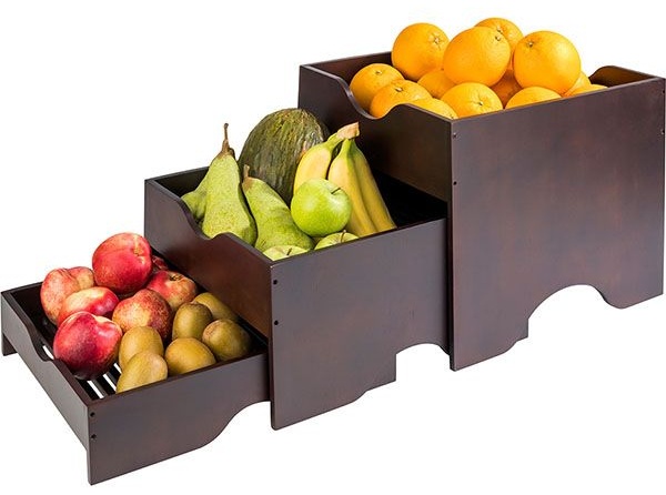 Стенд фуршетный из 3 х частей;дерево;,H=33,L=40,B=40см;коричнев.