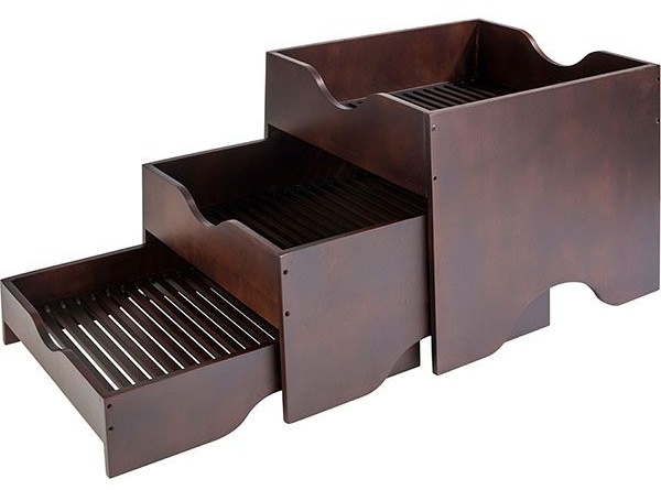 Стенд фуршетный из 3 х частей;дерево;,H=33,L=40,B=40см;коричнев.