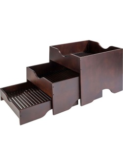 Стенд фуршетный из 3 х частей;дерево;,H=33,L=40,B=40см;коричнев.