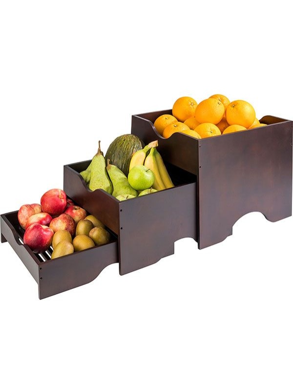 Стенд фуршетный из 3 х частей;дерево;,H=33,L=40,B=40см;коричнев.