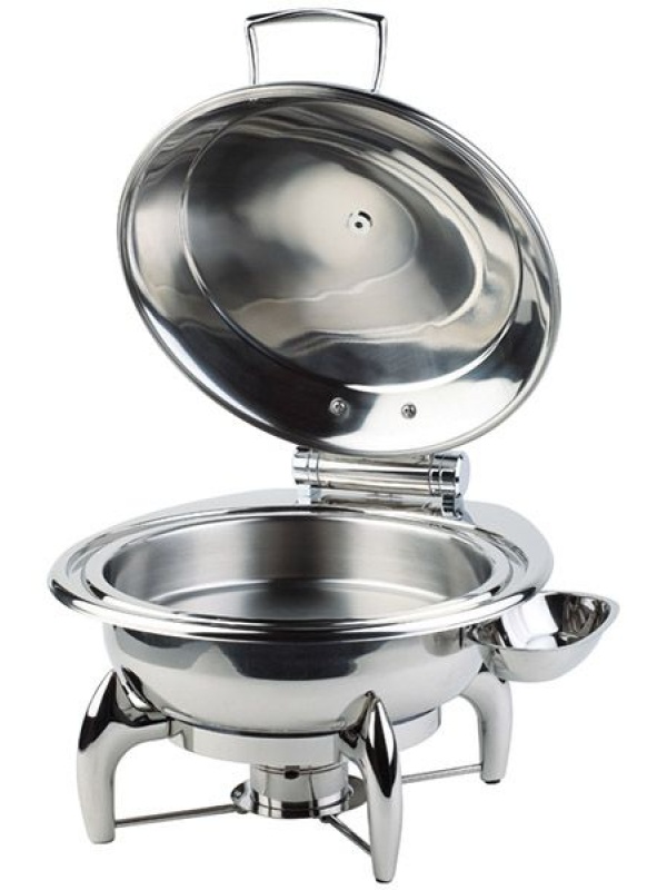 Мармит круглый с крышкой;сталь нерж.;6л;D=38,5,H=34см