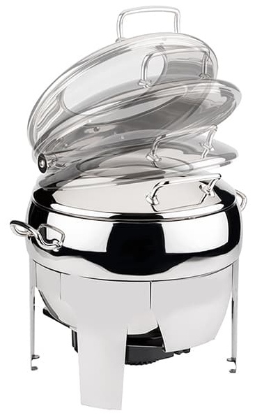 Мармит круглый индукция;сталь нерж.;11л;,H=39,L=48,B=42см;металлич.