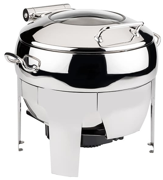 Мармит круглый индукция;сталь нерж.;11л;,H=39,L=48,B=42см;металлич.