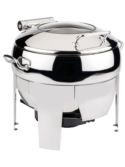 Мармит круглый индукция;сталь нерж.;11л;,H=39,L=48,B=42см;металлич.