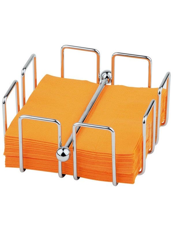 Салфетница;хром;,H=65,L=140,B=140мм;металлич.