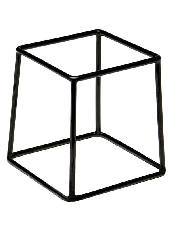 Подставка д/фуршетн.блюд;металл;,H=18,L=18,B=18см;черный