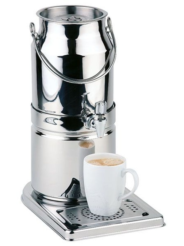 Диспенсер для молока с охл.элементом;сталь;3л;,H=39,L=21,4,B=32см;металлич.