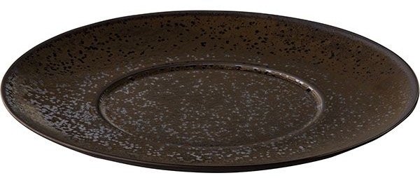 Коричневая тарелка «Студио Ро» (диаметр 31,1 см)