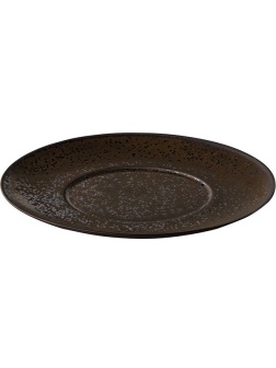 Коричневая тарелка «Студио Ро» (диаметр 31,1 см)