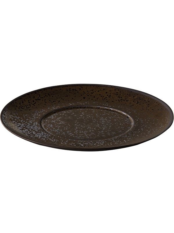 Коричневая тарелка «Студио Ро» (диаметр 31,1 см)
