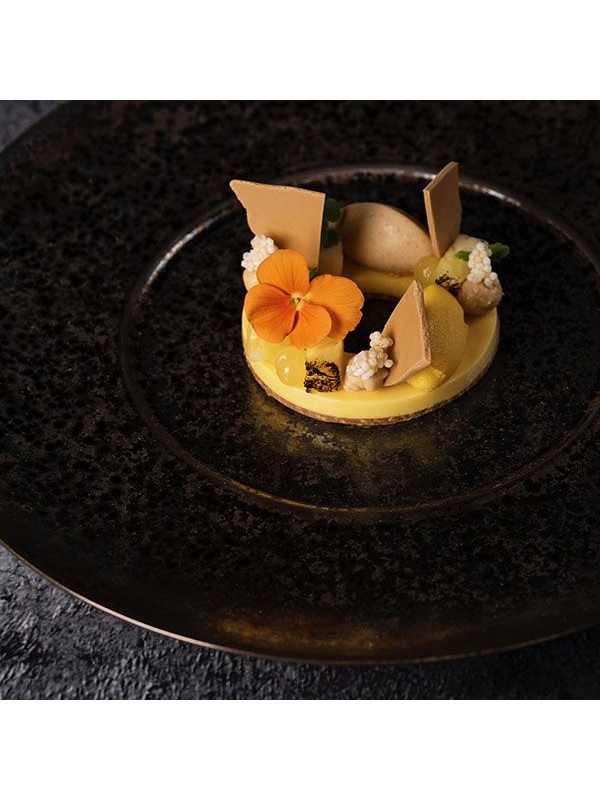 Коричневая тарелка «Студио Ро» (диаметр 31,1 см)