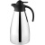Кофейник вакуумный «Санекс»;сталь нерж.,пластик;1,5л;,H=18,L=16,B=13,2см;серебрист.,черный