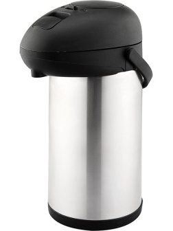 Термос «Санекс»;сталь нерж.,пластик;3,5л;,H=35,L=21,3,B=15,6см;серебрист.,черный