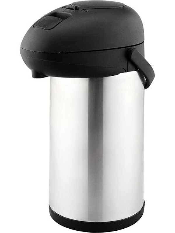 Термос «Санекс»;сталь нерж.,пластик;3,5л;,H=35,L=21,3,B=15,6см;серебрист.,черный