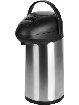 Термос «Санекс»;сталь нерж.,пластик;4л;,H=38,L=23,5,B=16см;серебрист.,черный