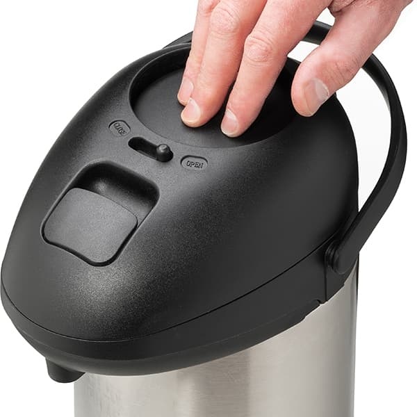 Термос «Санекс»;сталь нерж.,пластик;5л;,H=42,L=23,5,B=15,5см;серебрист.,черный