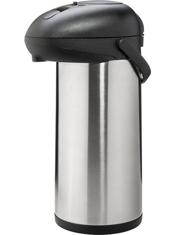 Термос «Санекс»;сталь нерж.,пластик;5л;,H=42,L=23,5,B=15,5см;серебрист.,черный