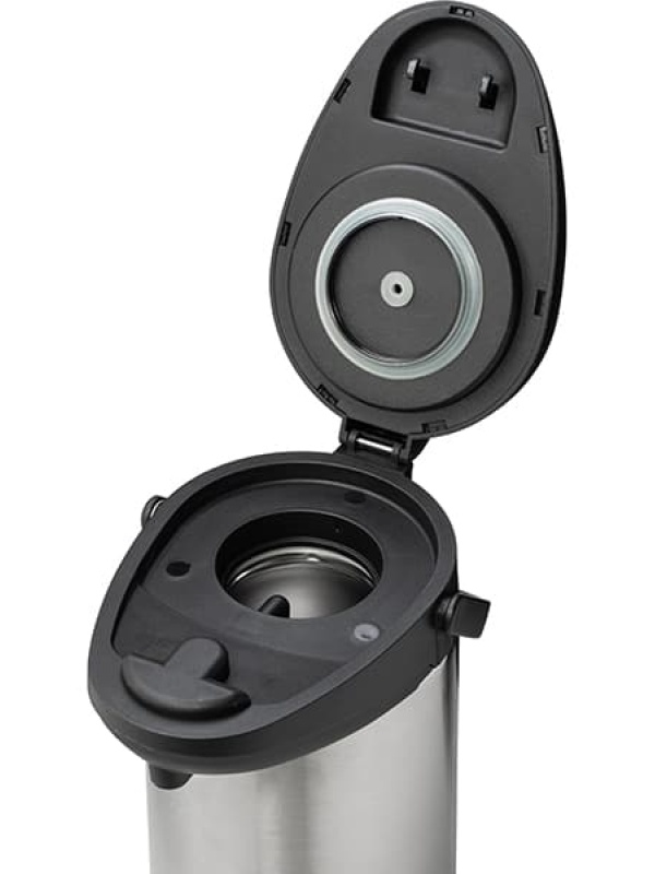 Термос «Санекс»;сталь нерж.,пластик;5л;,H=42,L=23,5,B=15,5см;серебрист.,черный