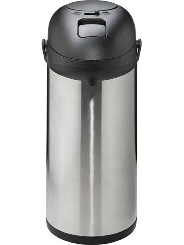 Термос «Санекс»;сталь нерж.,пластик;5л;,H=42,L=23,5,B=15,5см;серебрист.,черный