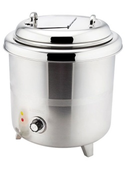 Мармит-супница электр. 50Гц;сталь нерж.;10л;,H=38,L=40,B=40см;450вт