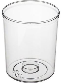 Колба для диспенсеров арт.X23688T,23688TX2;поликарбонат;8л;D=22/20,H=26,5см;прозр.