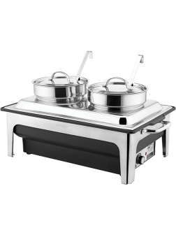 Мармит-супница электр. 50Гц;сталь нерж.,полипроп.;4л;,H=31,L=64,5,B=35см;760вт;металлич.,черный