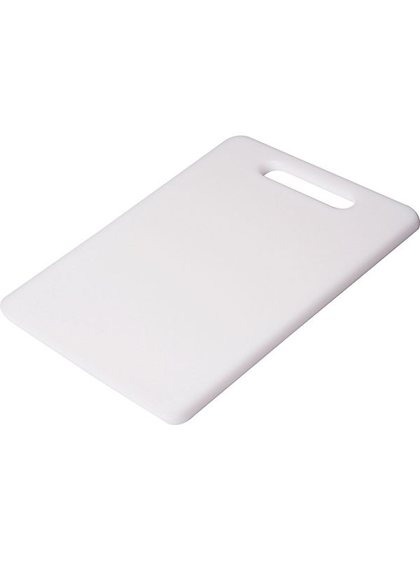 Белая полипропиленовая разделочная доска (25х15 см)