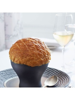 Чашка бульонная;керамика;450мл;D=103,H=73мм;черный