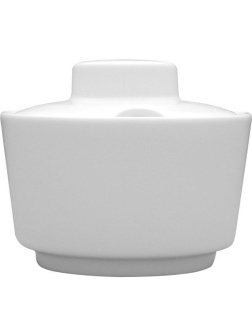 Сахарница «Кашуб-хел»;фарфор;400мл;D=12,H=10см;белый