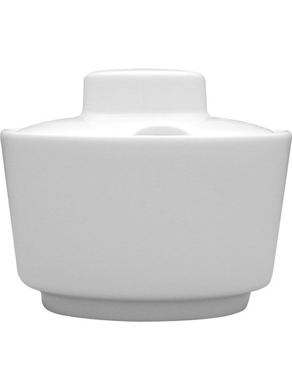 Сахарница «Кашуб-хел»;фарфор;400мл;D=12,H=10см;белый