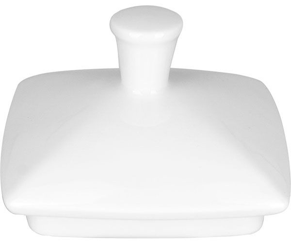 Крышка для чайника «Виктория»;фарфор;1л;D=75,H=55,L=91,B=91мм;белый