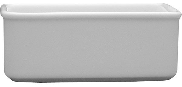 Сахарница для пакетиков «Версаль»;фарфор;,H=40,L=110,B=65мм;белый