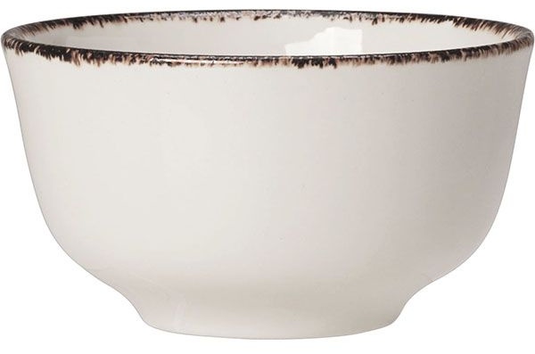 Сахарница «Браун Дэппл»;фарфор;228мл;D=100,H=55мм;белый,коричнев.