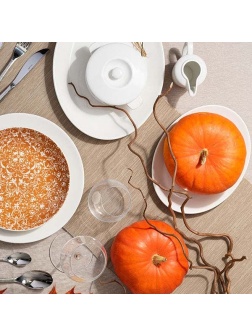 Чашка бульонная «Симплисити Вайт» с крышкой;фарфор;450мл;D=12,H=6,L=17см;белый