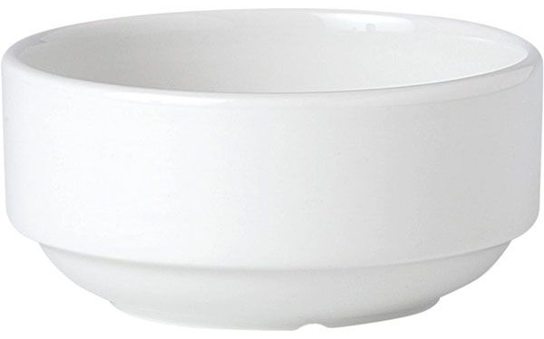 Чашка бульонная «Симплисити Вайт»;фарфор;285мл;D=11,H=6см;белый
