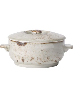 Чашка бульонная «Крафт» без крышки;фарфор;450мл;D=120,H=60,L=163мм;белый