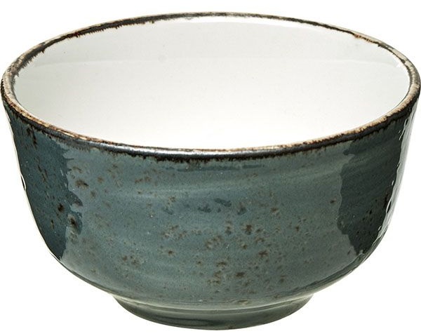 Сахарница «Крафт Блю»;фарфор;228мл;D=100,H=55мм;синий