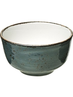 Сахарница «Крафт Блю»;фарфор;228мл;D=100,H=55мм;синий