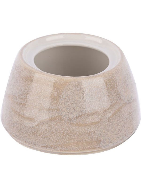 Сахарница «Революшн Сэндстоун» с крышкой;фарфор;200мл;D=75,H=85мм;бежев.