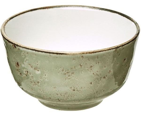 Сахарница «Крафт Грин»;фарфор;228мл;D=100,H=55мм;зелен.