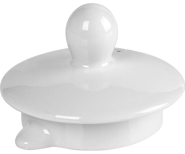 Крышка для чайника 0830, 0834 «Симплисити вайт-Хармони»;фарфор;D=6,H=6,L=8см;белый