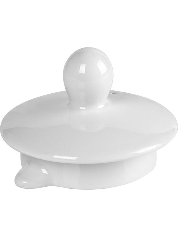 Крышка для чайника 0830, 0834 «Симплисити вайт-Хармони»;фарфор;D=6,H=6,L=8см;белый