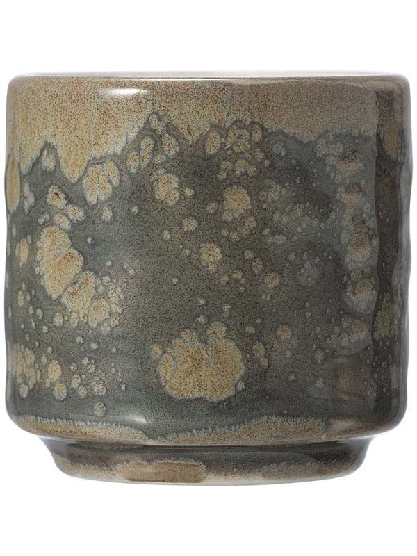 Подставка для яйца «Революшн»;фарфор;D=45,H=45мм;серый,коричнев.