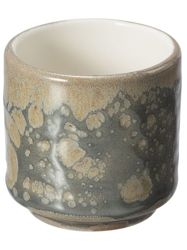 Подставка для яйца «Революшн»;фарфор;D=45,H=45мм;серый,коричнев.