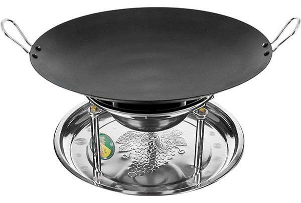 Набор д/подачи саджа б/крышки 2 пр-та;тефлон,сталь нерж.;D=43,H=23см