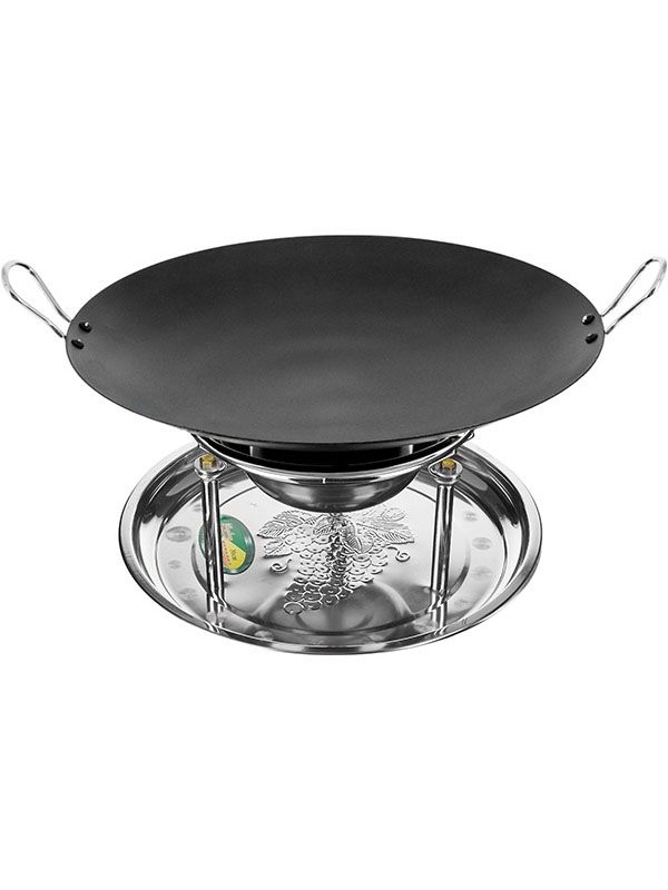 Набор д/подачи саджа б/крышки 2 пр-та;тефлон,сталь нерж.;D=43,H=23см