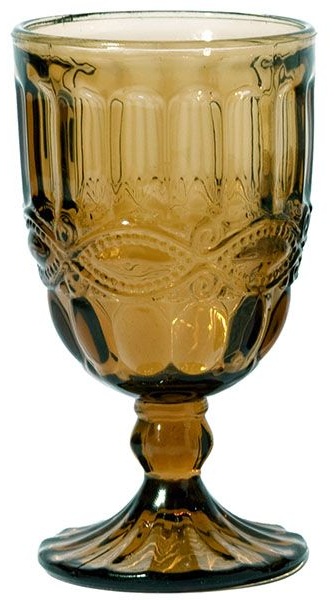 Бокал для вина «Соланж»;стекло;275мл;D=80,H=146мм;амбер