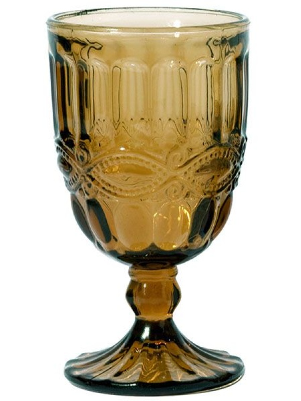 Бокал для вина «Соланж»;стекло;275мл;D=80,H=146мм;амбер